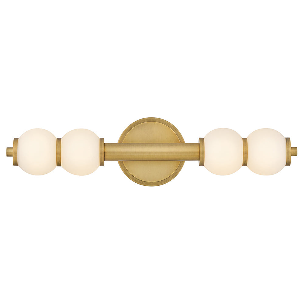 Trigo Large LED Sconce In Light Brass Finish
