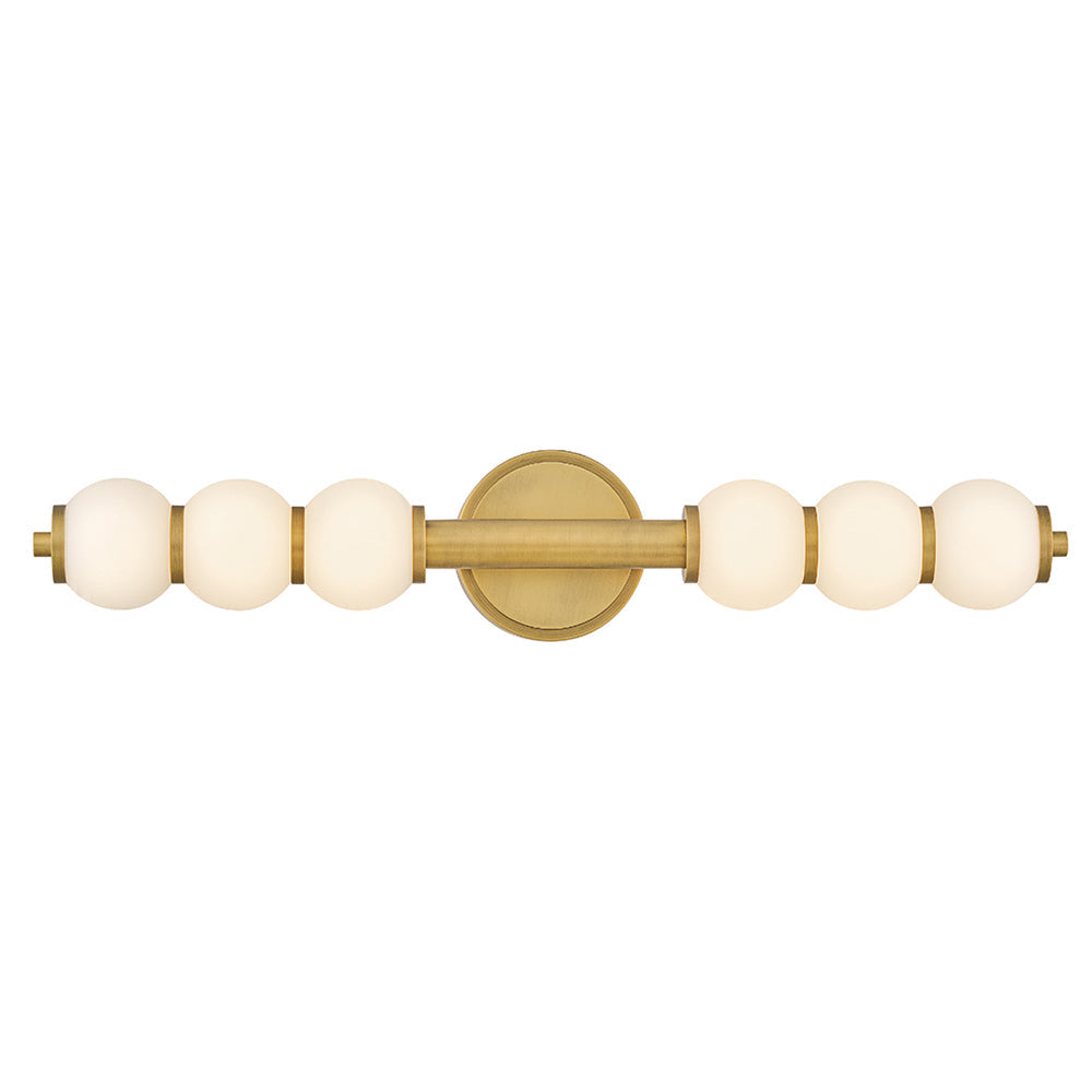 Trigo Large LED Sconce In Light Brass Finish