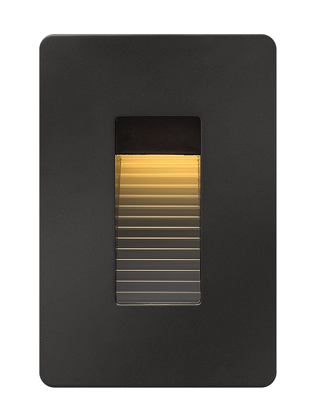 Luna LED 2700K Step Light 120v Vertical In Black Finish
