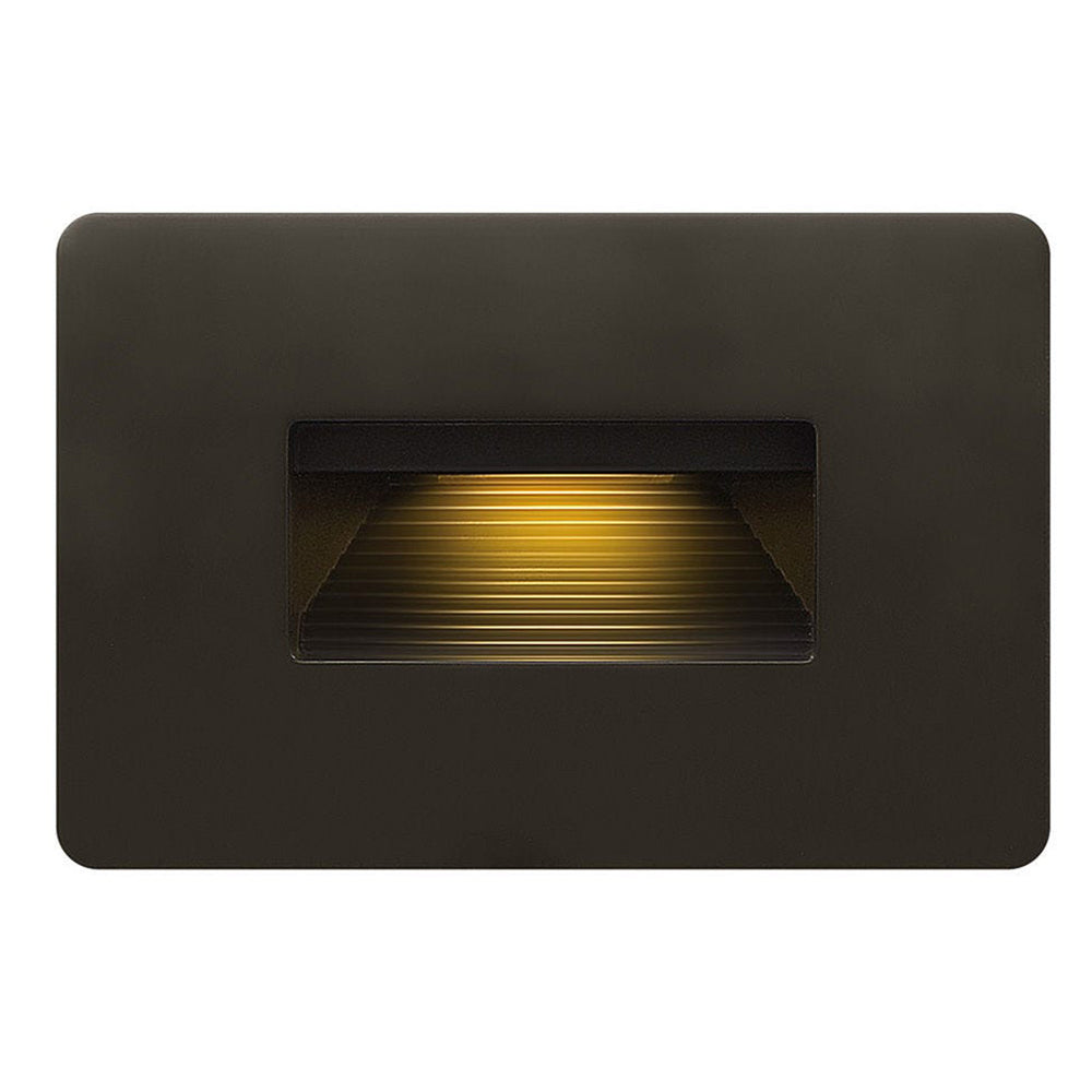 Luna LED 2700K Step Light 120v Horizontal In Light Bronze Finish