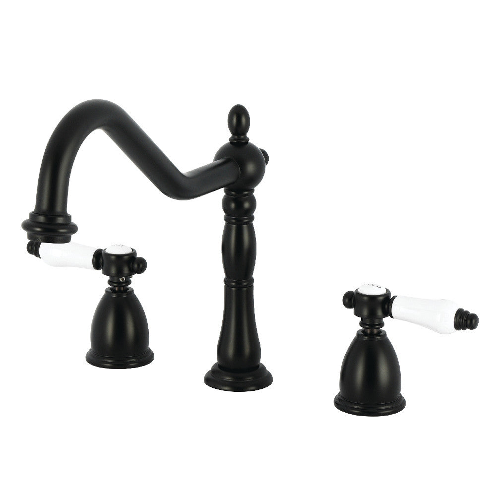 Bel-Air Widespread Kitchen Faucet in Matte Black
