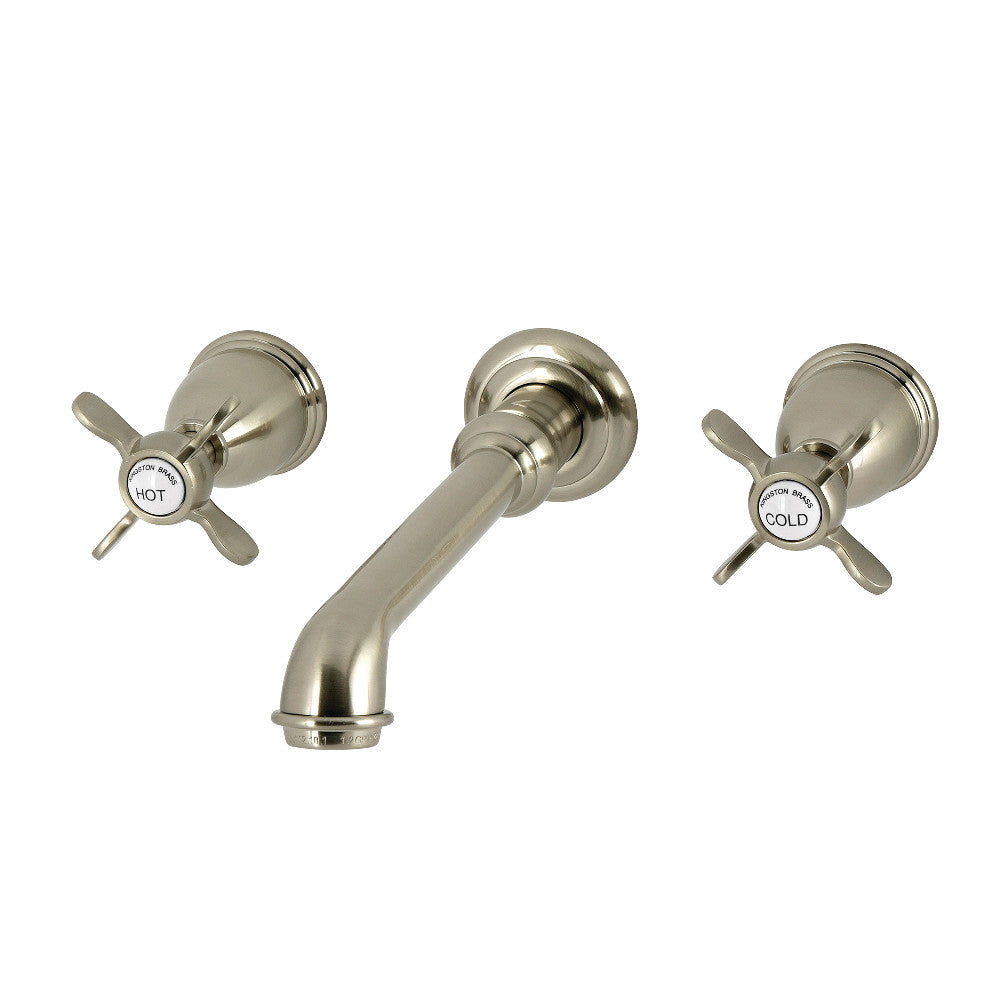 Essex Wall-Mount Bathroom Faucet in Brushed Nickel