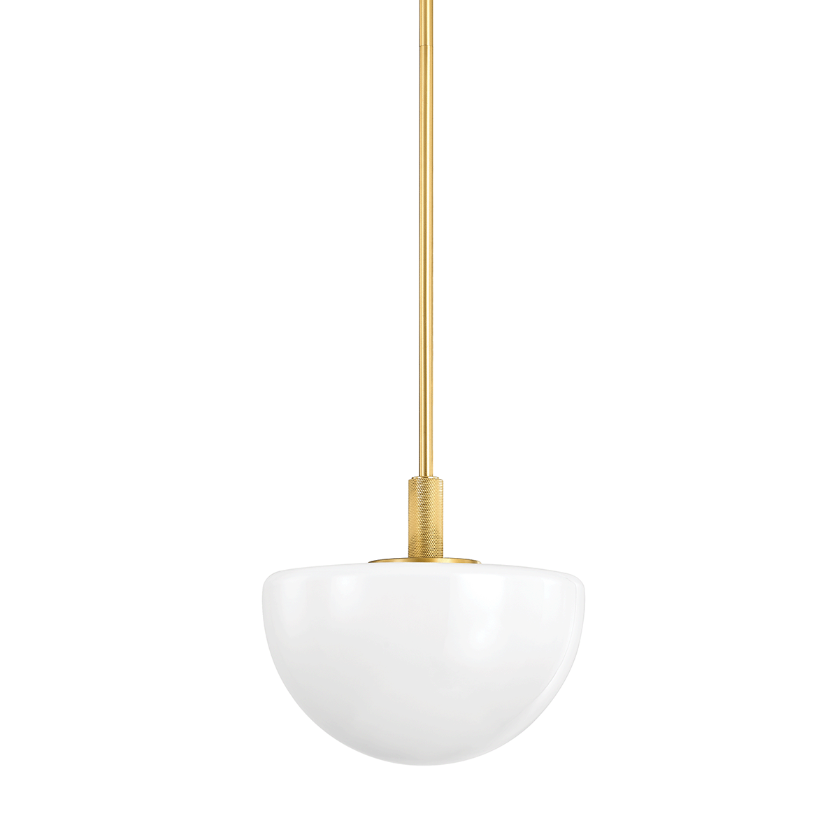 Lethbridge Pendant with Aged Brass Finish