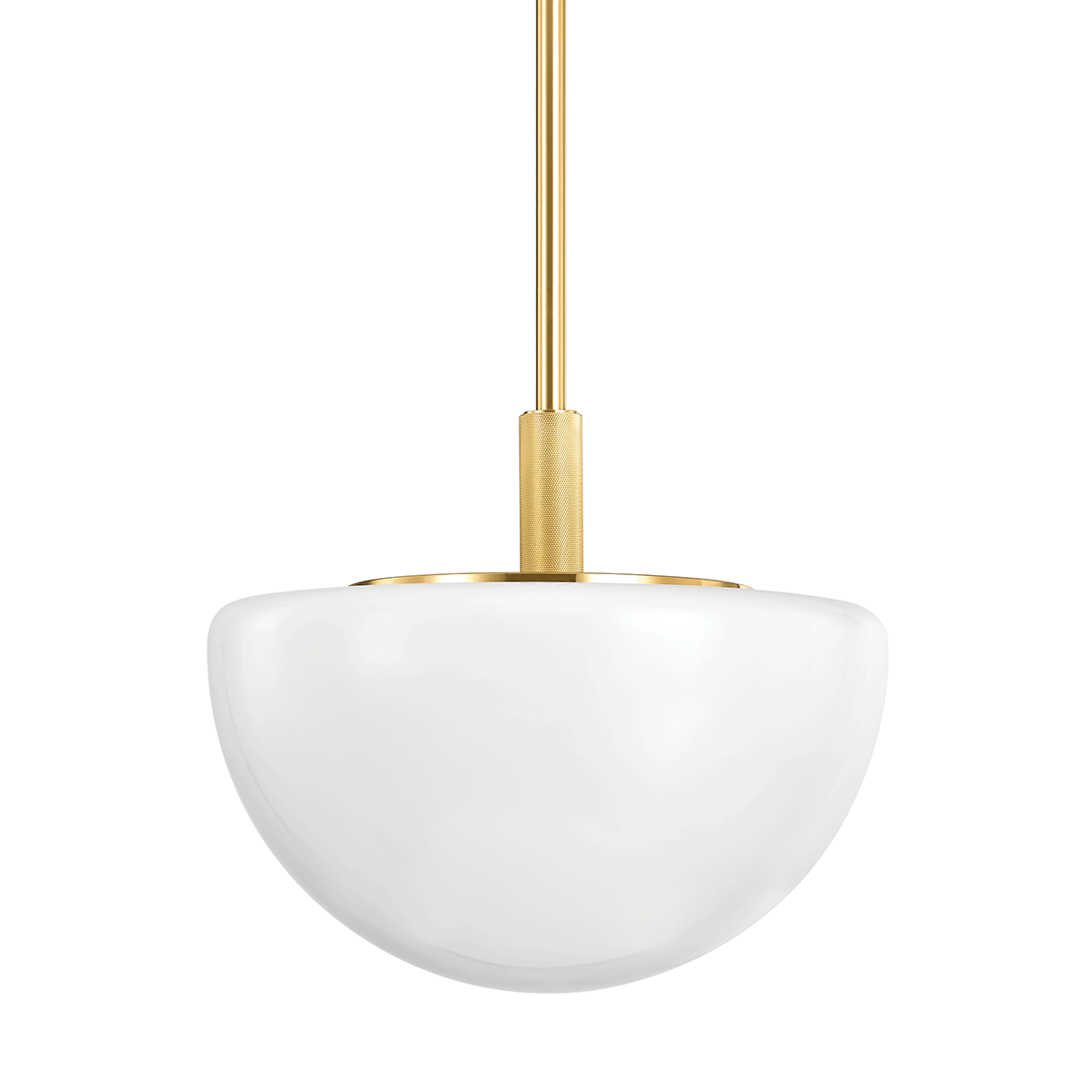 Lethbridge Pendant with Aged Brass Finish