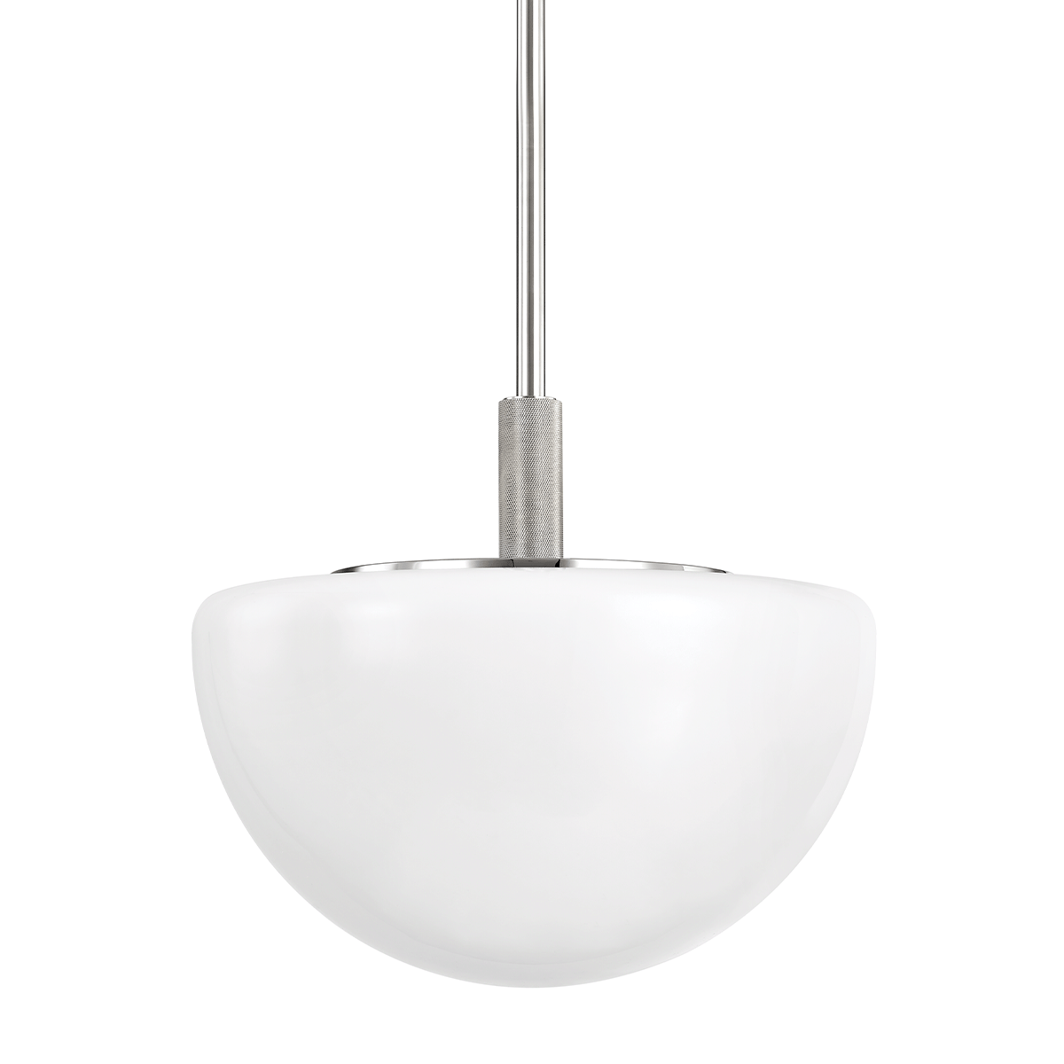 Lethbridge Pendant with Polished Nickel Finish