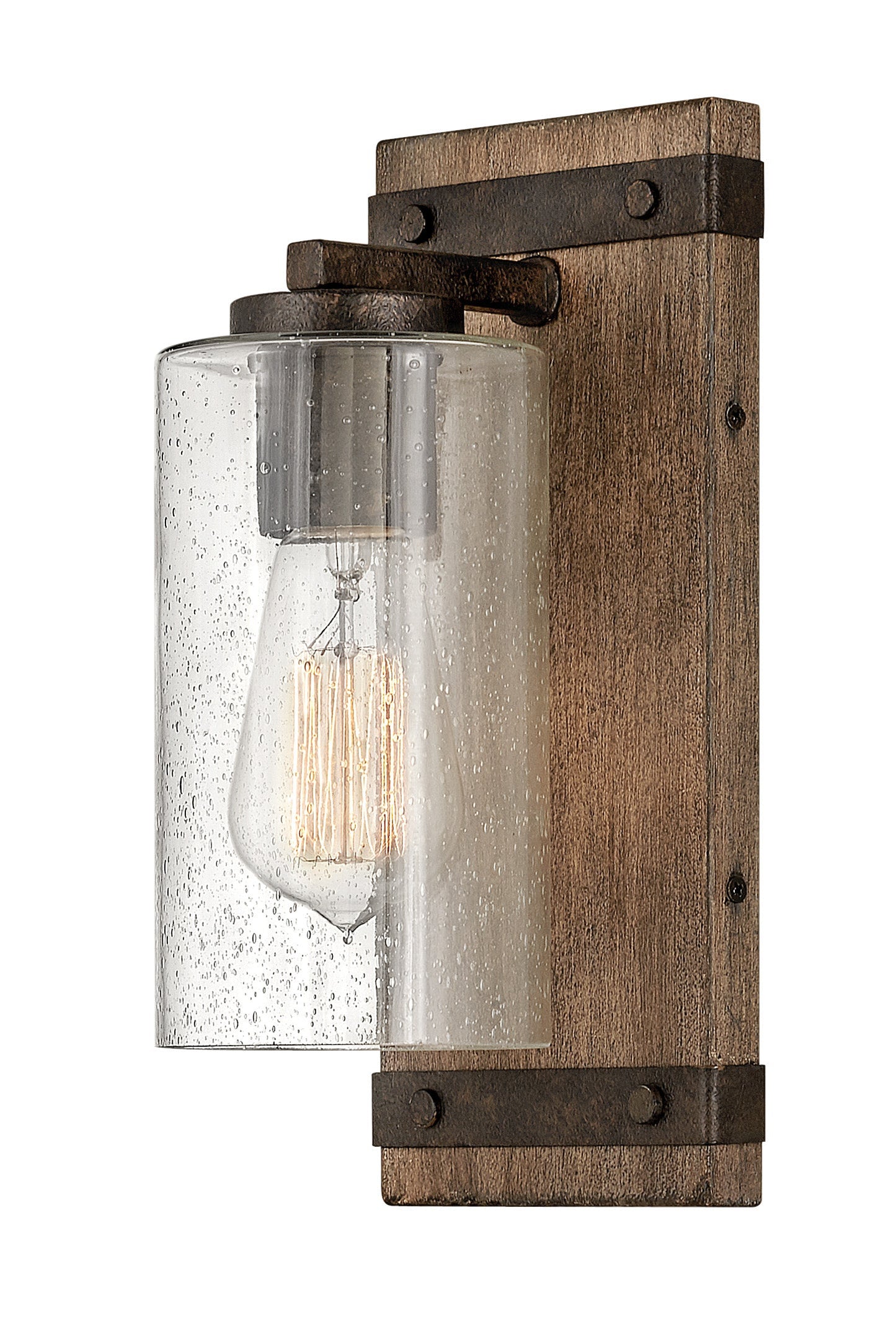 Sawyer Medium Single Light Vanity In Wood Finish