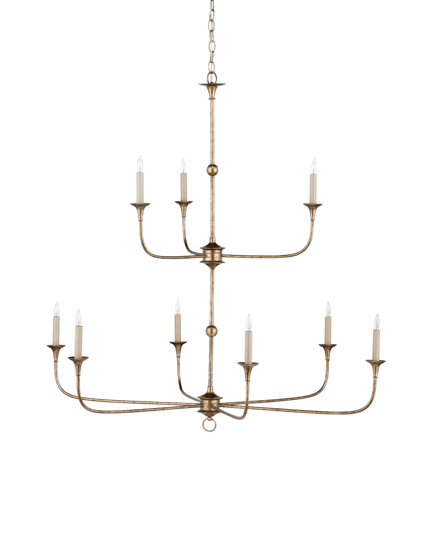 Nottaway Bronze Large Two-Tier Chandelier