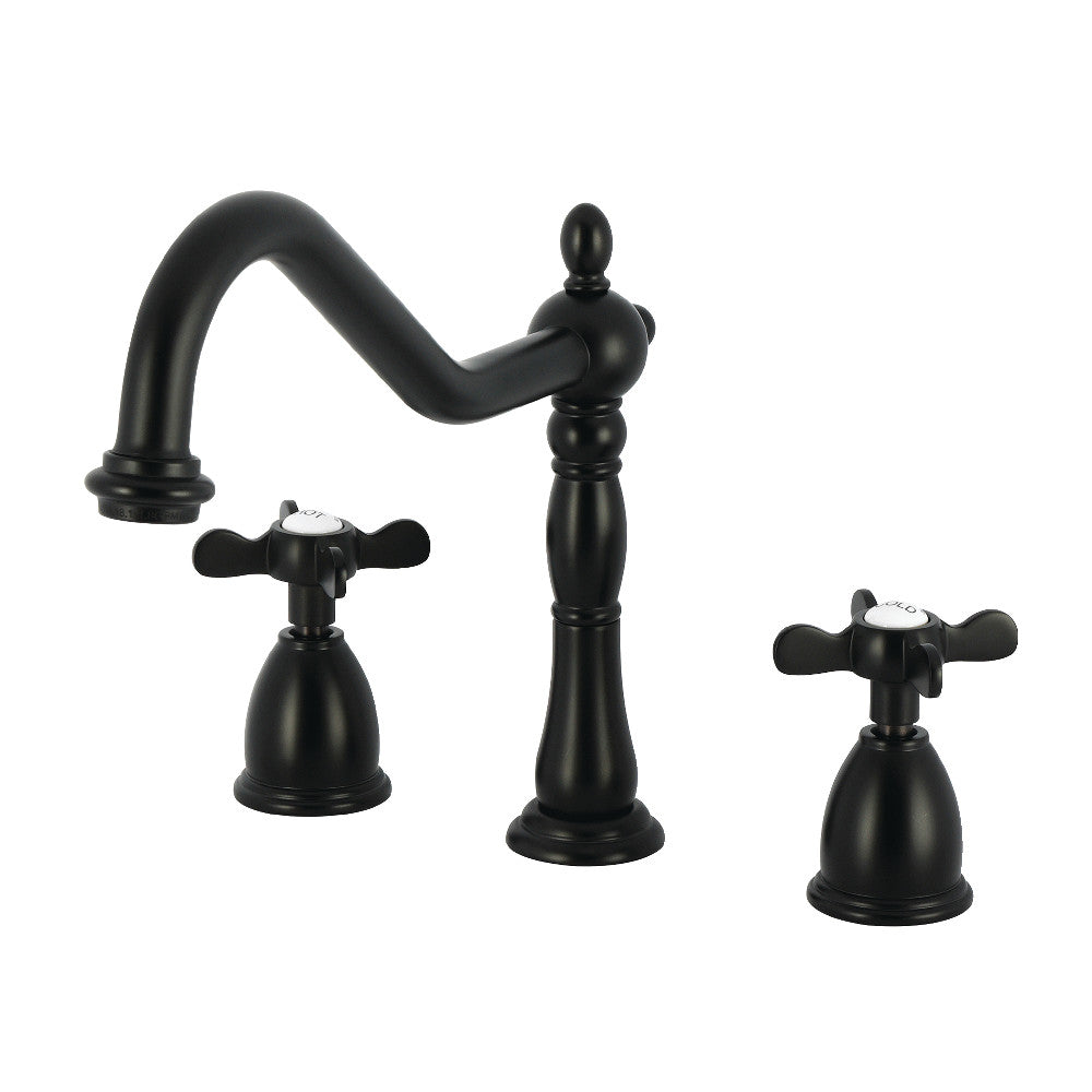 Essex Widespread Kitchen Faucet in Matte Black