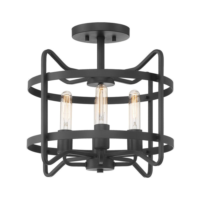 Kent 4-Light Ceiling Light in
Matte Black Matte Black