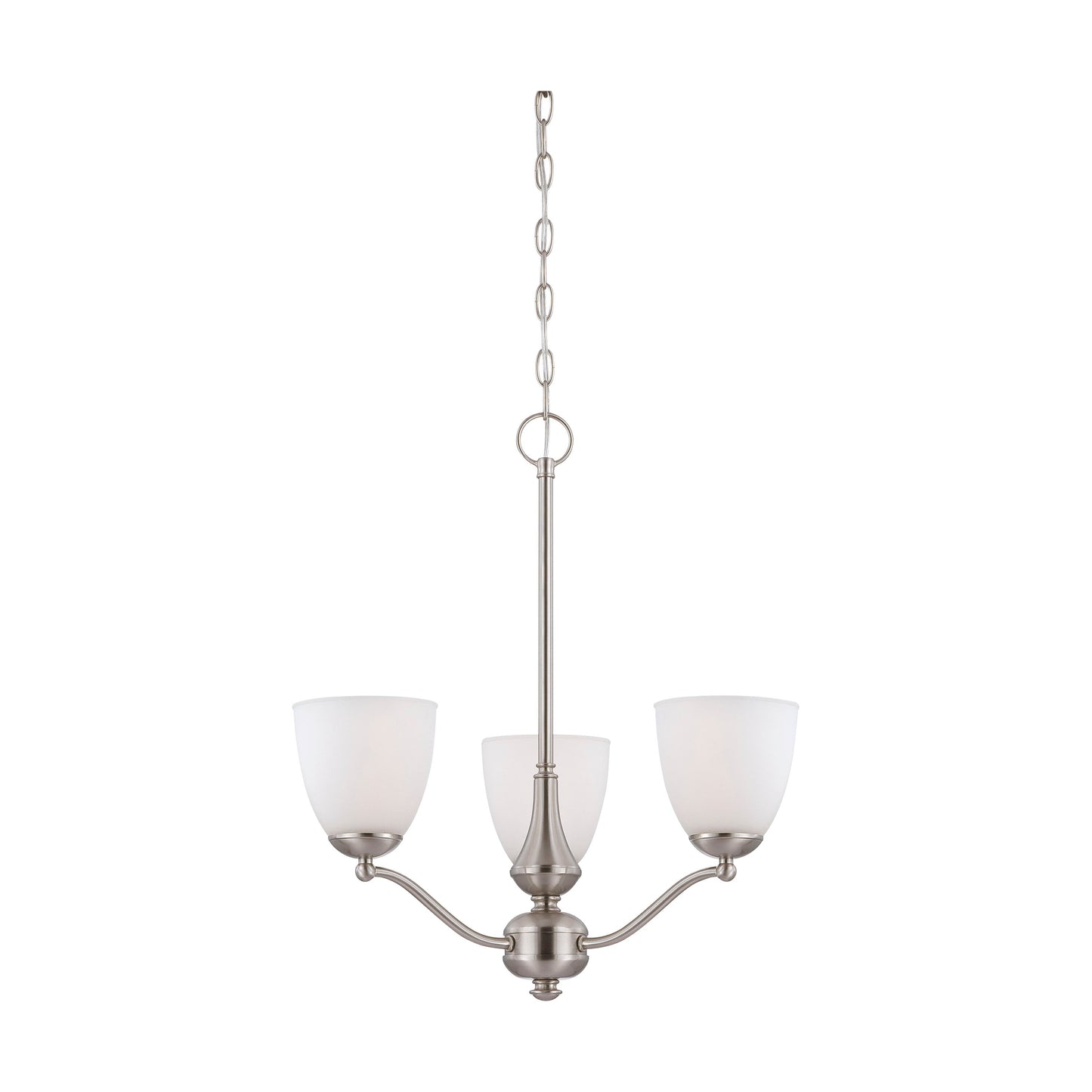 PATTON 3 LIGHT CHANDELIER/UP