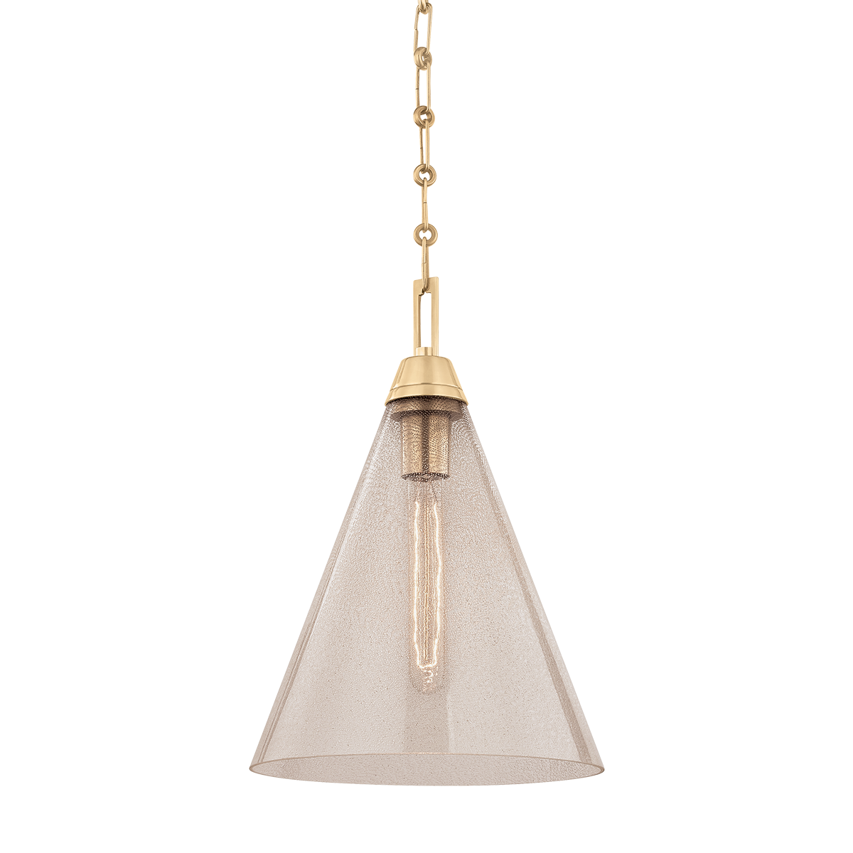 Newbury Pendant with Aged Brass Finish