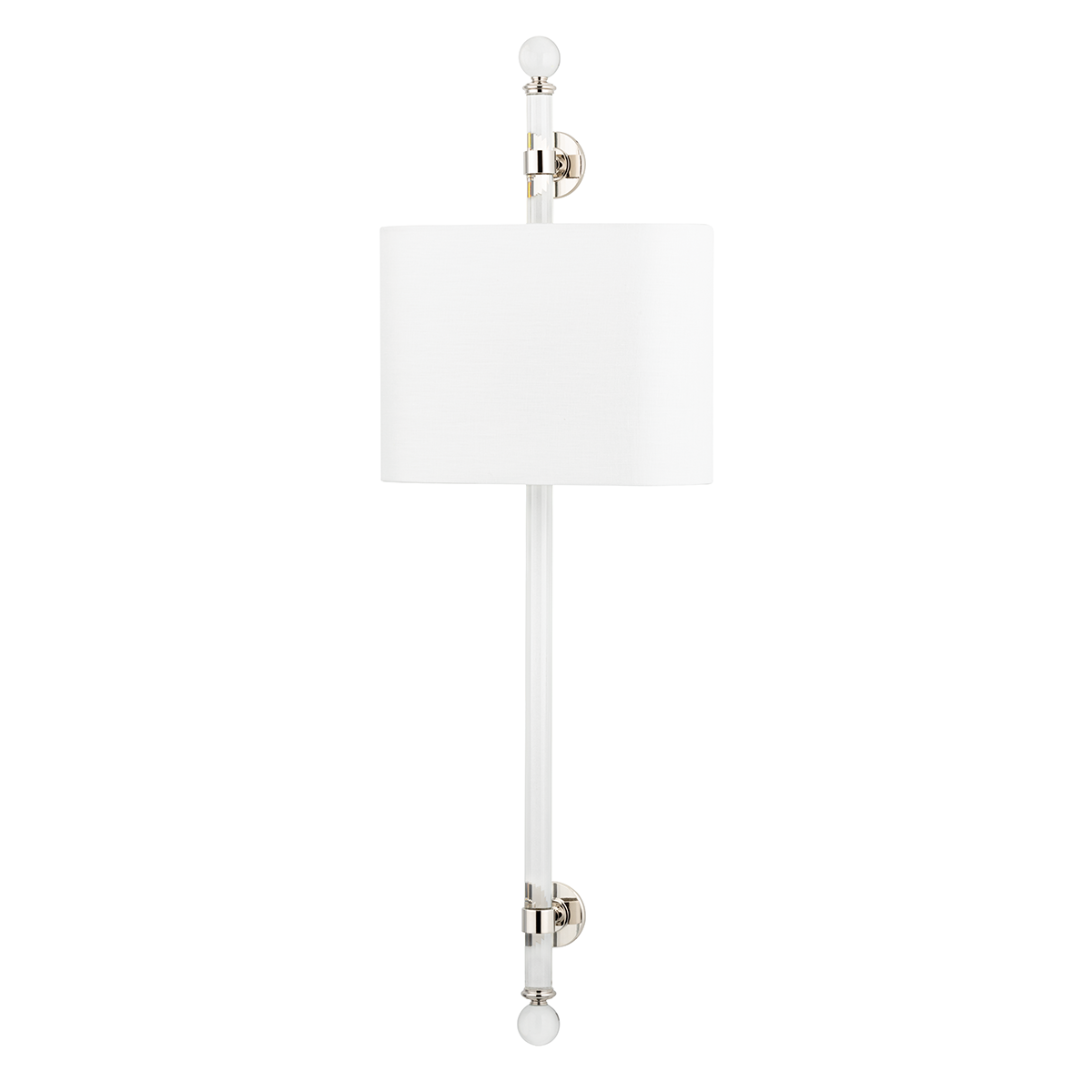Wertham Wall Sconce with Polished Nickel Finish