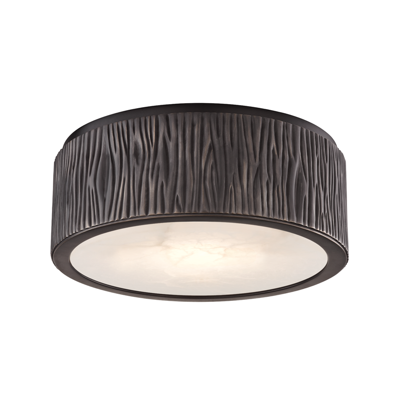 Crispin Flush Mount with Old Bronze Finish