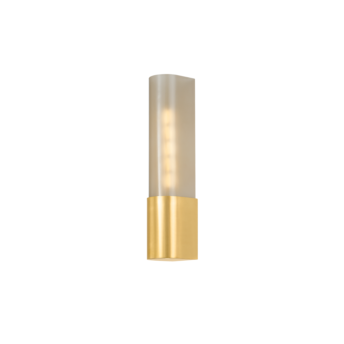 SOMERSVILLE Wall Sconce with Aged Brass Finish