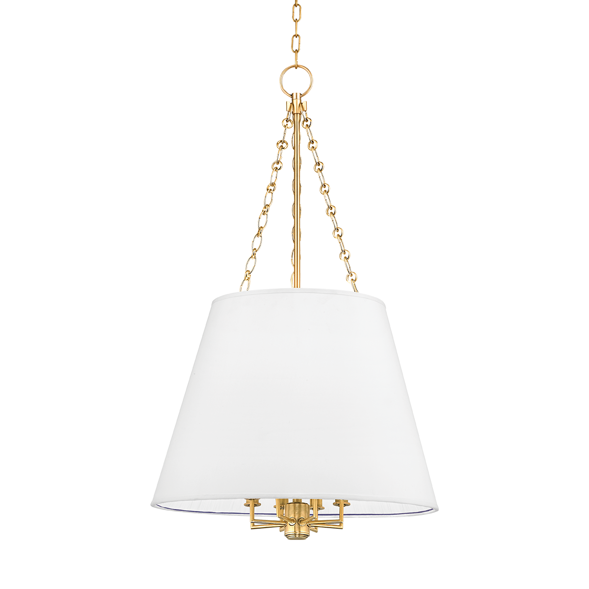 Burdett Pendant with Aged Brass Finish