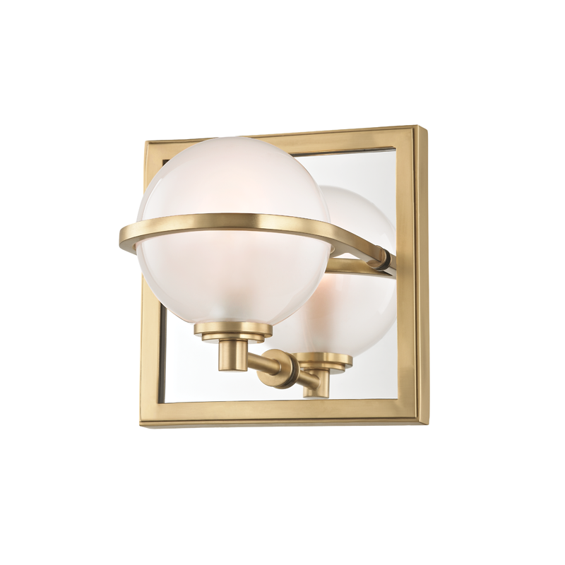 Axiom Bath and Vanity with Aged Brass Finish