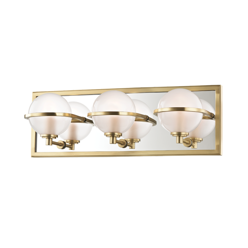 Axiom Bath and Vanity with Aged Brass Finish