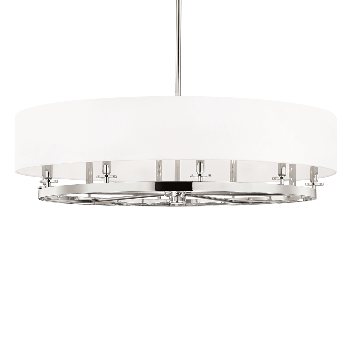 Durham Chandelier with Polished Nickel Finish
