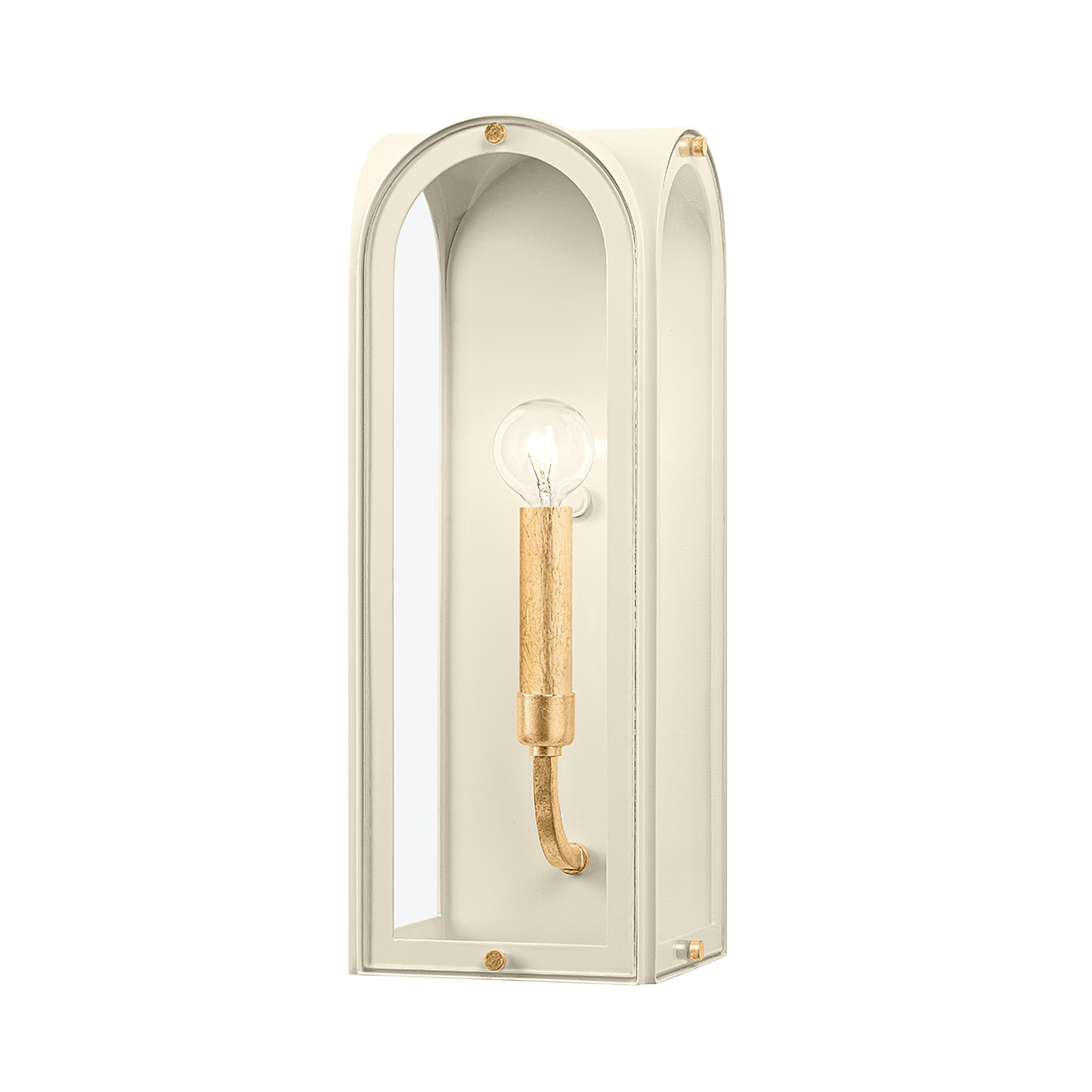 LINCROFT Wall Sconce with VINTAGE GOLD LEAF/SOFT SAND Finish