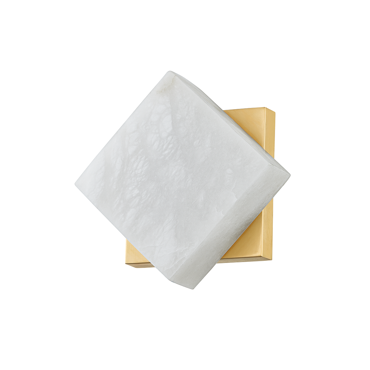 Brockton Wall Sconce with Aged Brass Finish