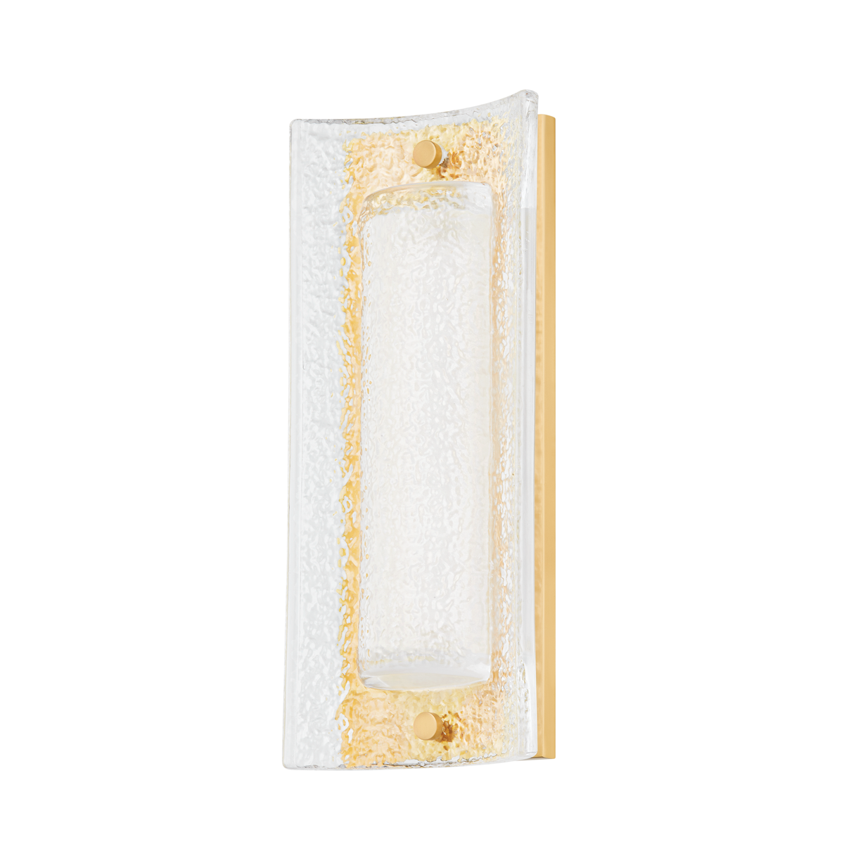 PHILMONT Wall Sconce with Aged Brass Finish
