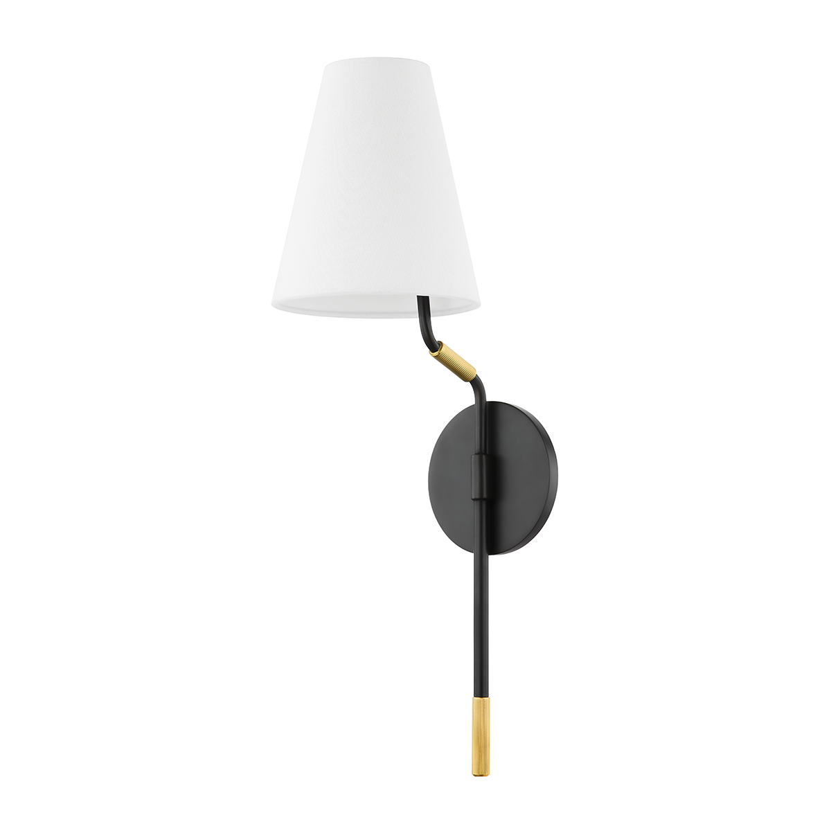 STANWYCK Wall Sconce with AGED BRASS/DISTRESSED BRONZE Finish