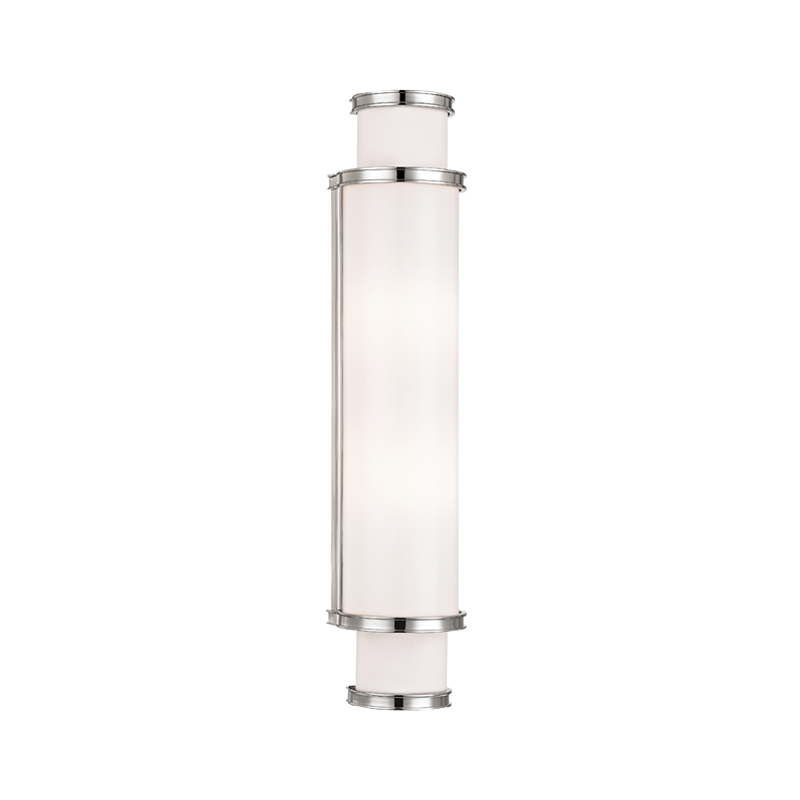Malcolm Bath and Vanity with Polished Nickel Finish