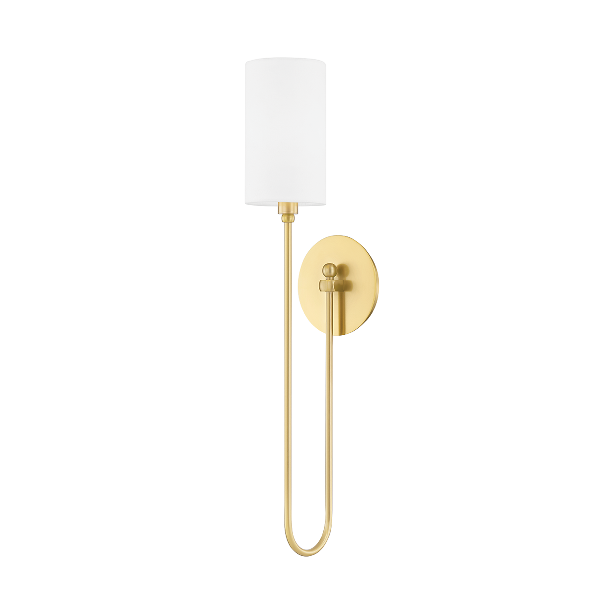 Harlem Wall Sconce with Aged Brass Finish