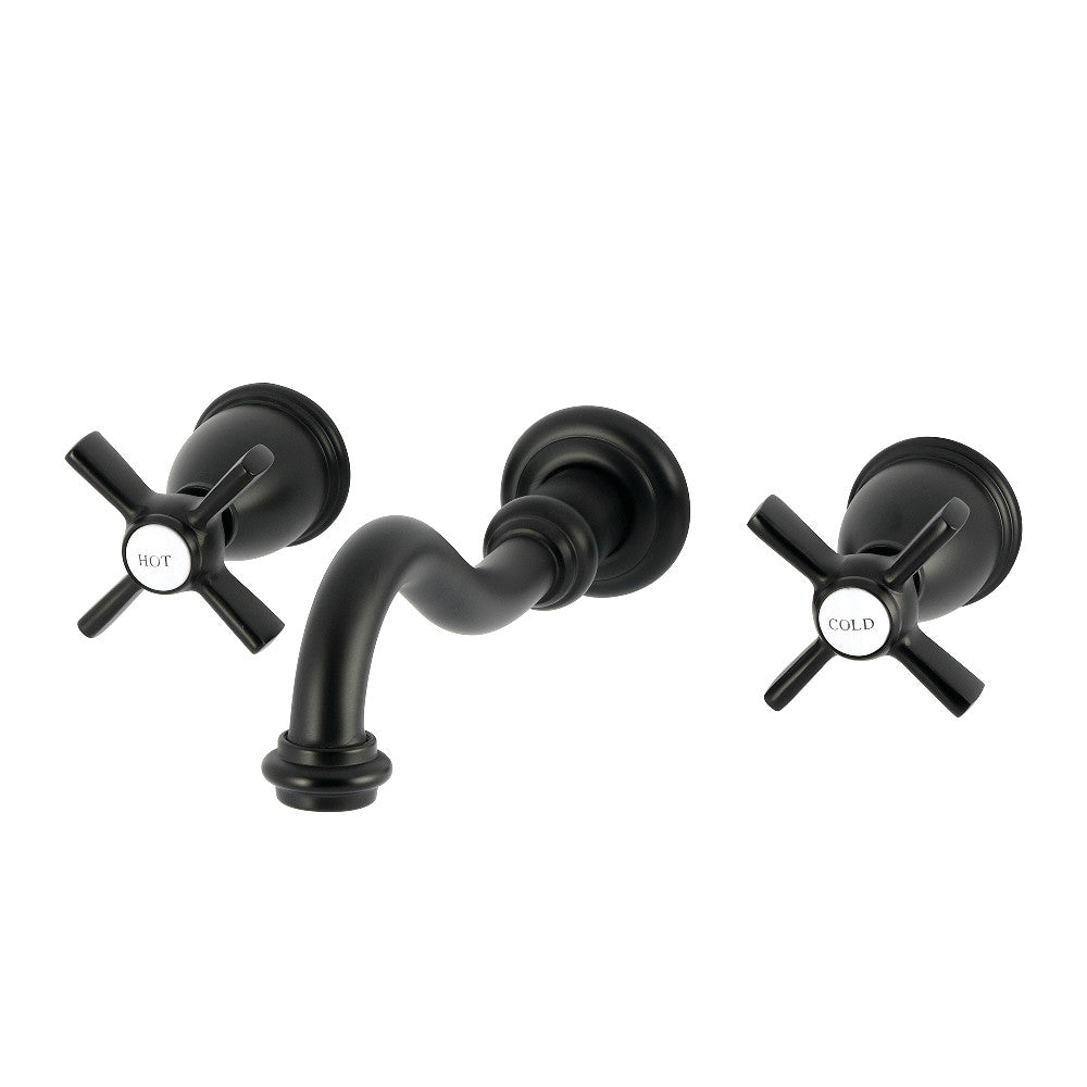Millennium Wall-Mount Bathroom Faucet in Matte Black