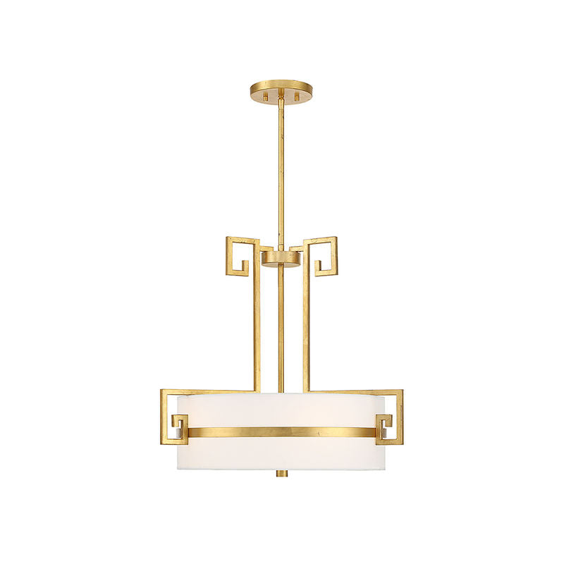Quatrain 4-Light Pendant in True Gold True Gold
