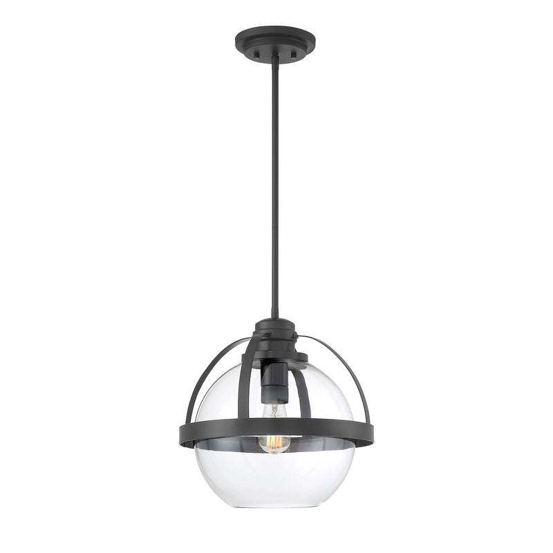 Pendleton 1-Light Pendant in
Matte Black Matte Black