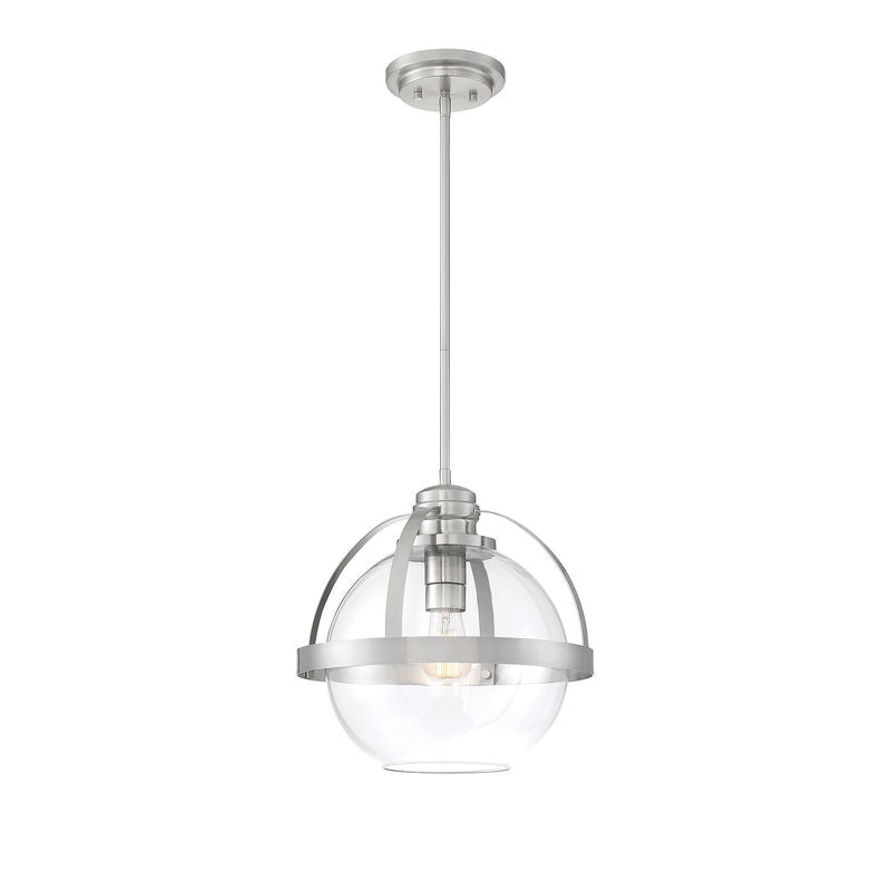 Pendleton 1-Light Pendant in Satin Nickel Satin Nickel