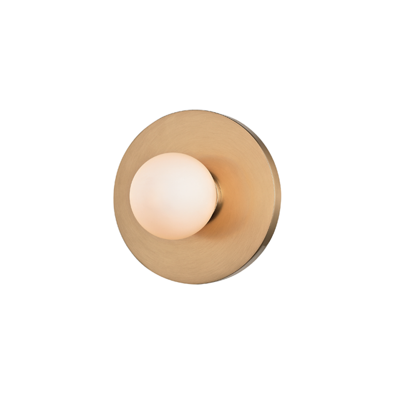 Taft Wall Sconce with Aged Brass Finish