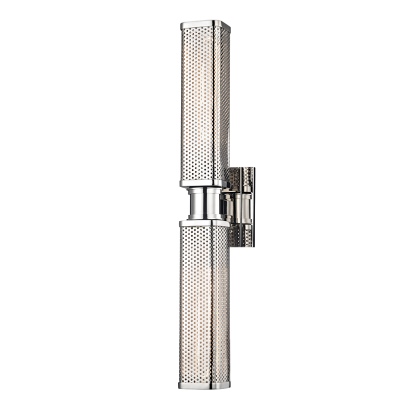 Gibbs Wall Sconce with Polished Nickel Finish