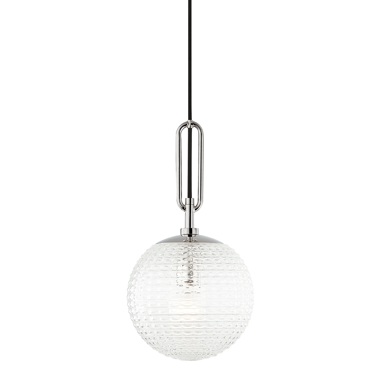 Jewett Pendant with Polished Nickel Finish