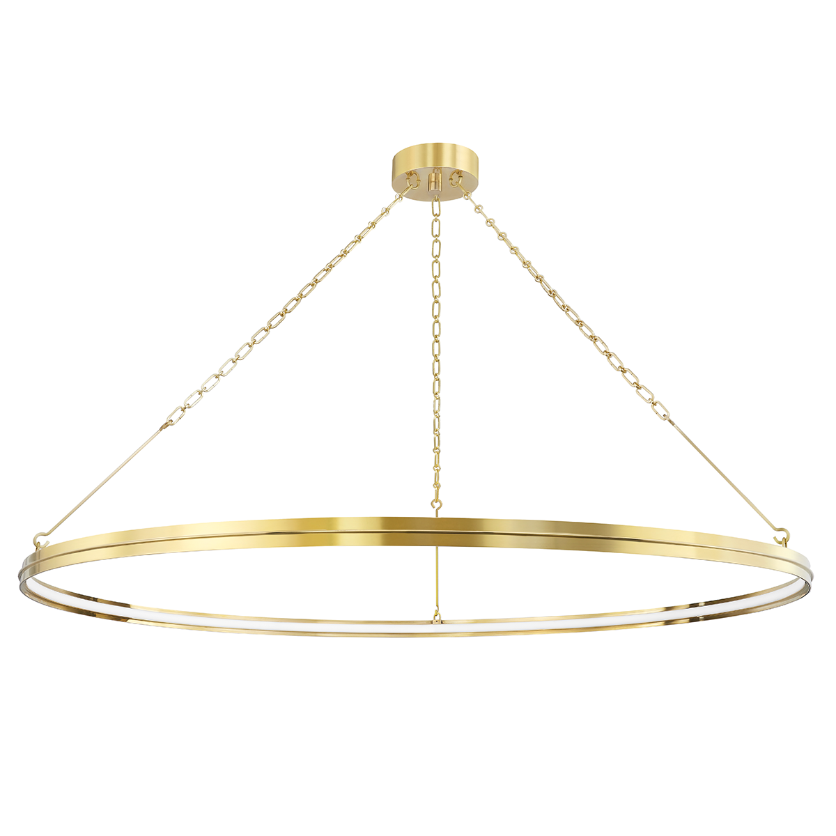 Rosendale Chandelier with Aged Brass Finish