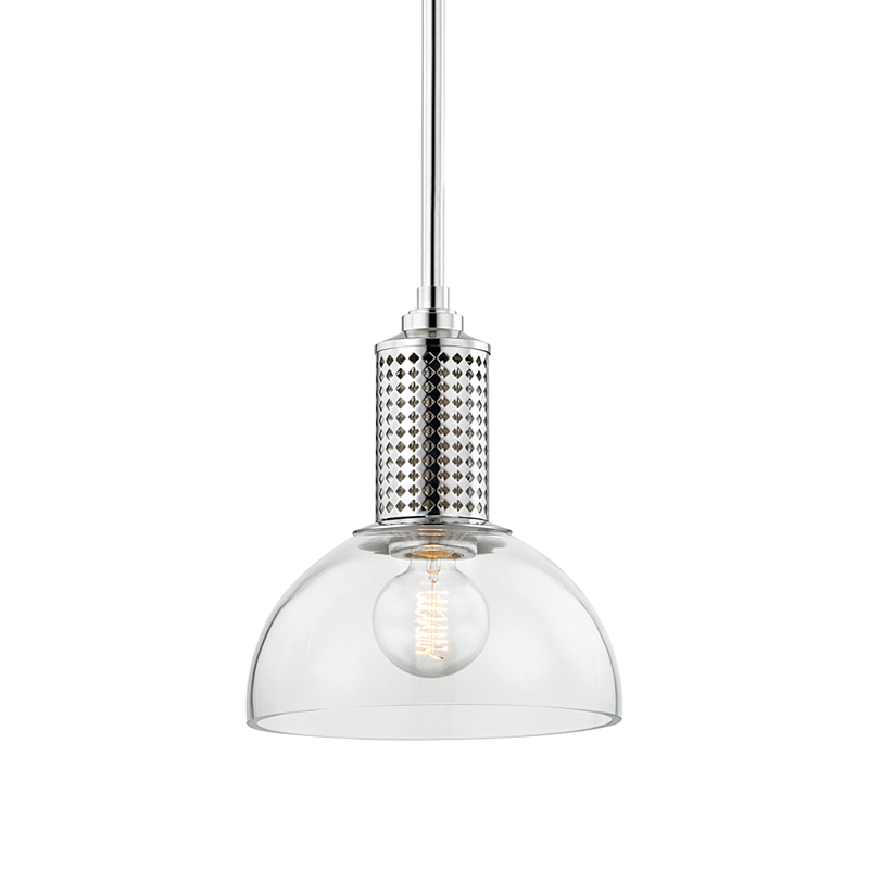 Halcyon Pendant with Polished Nickel Finish