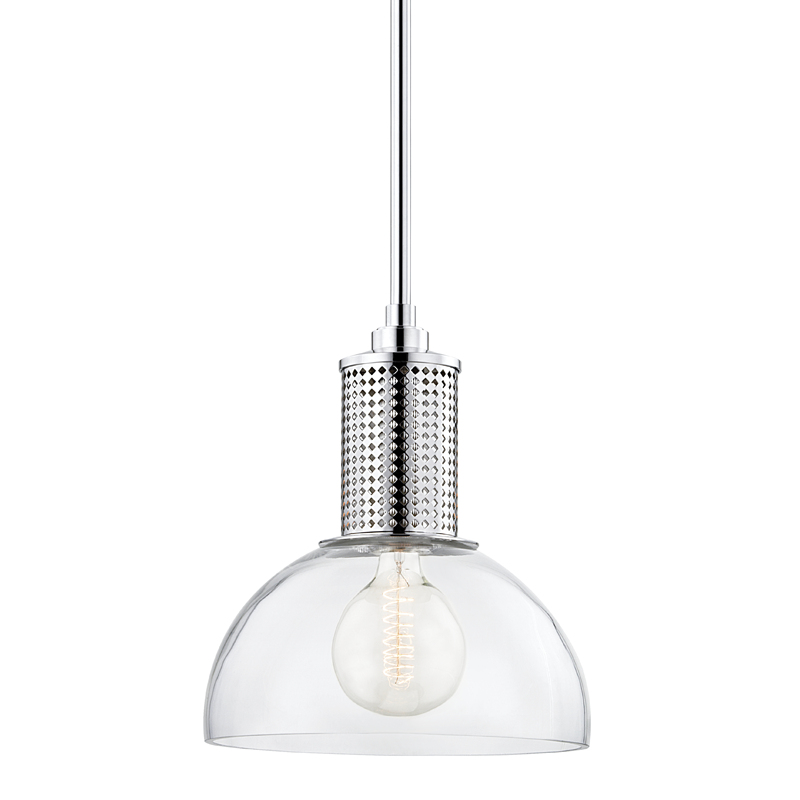 Halcyon Pendant with Polished Nickel Finish