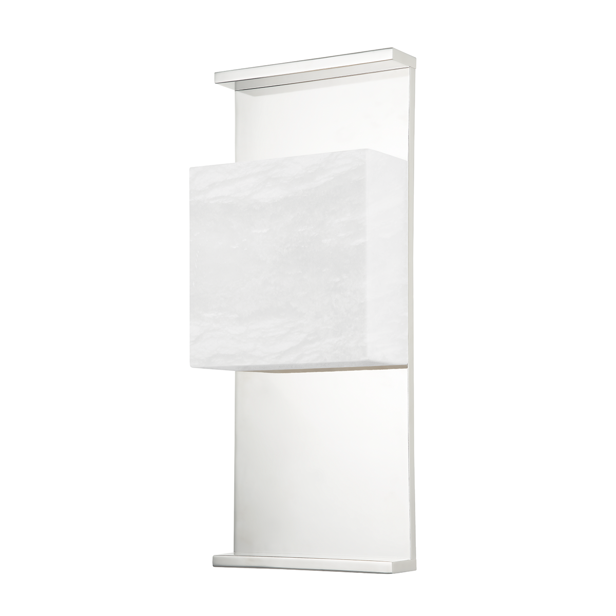 Stern Wall Sconce with Polished Nickel Finish