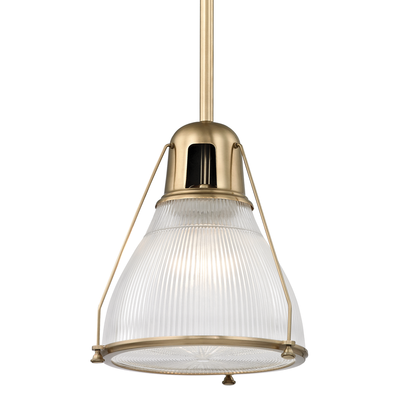 Haverhill Pendant with Aged Brass Finish