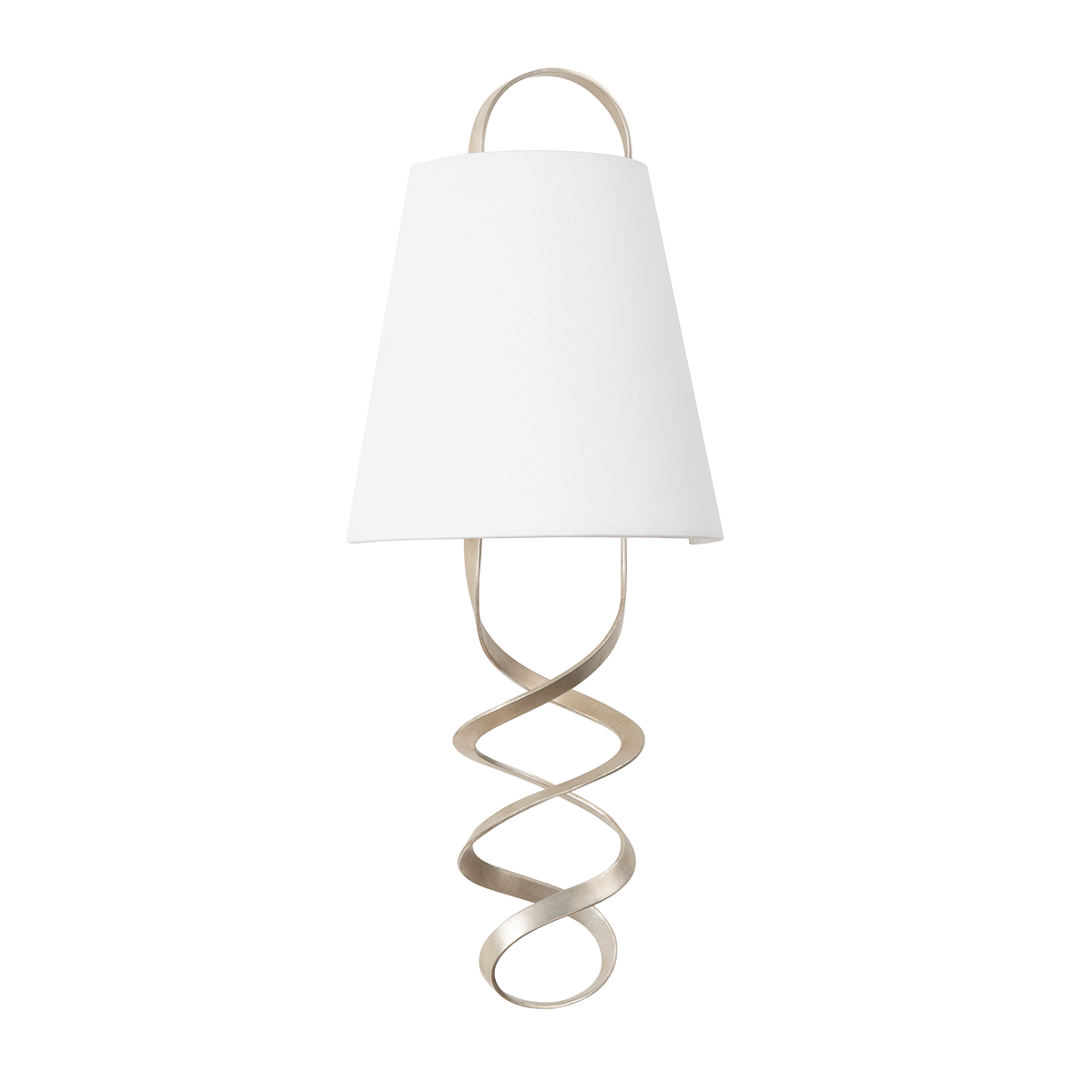 DOTA Wall Sconce with WARM SILVER LEAF Finish