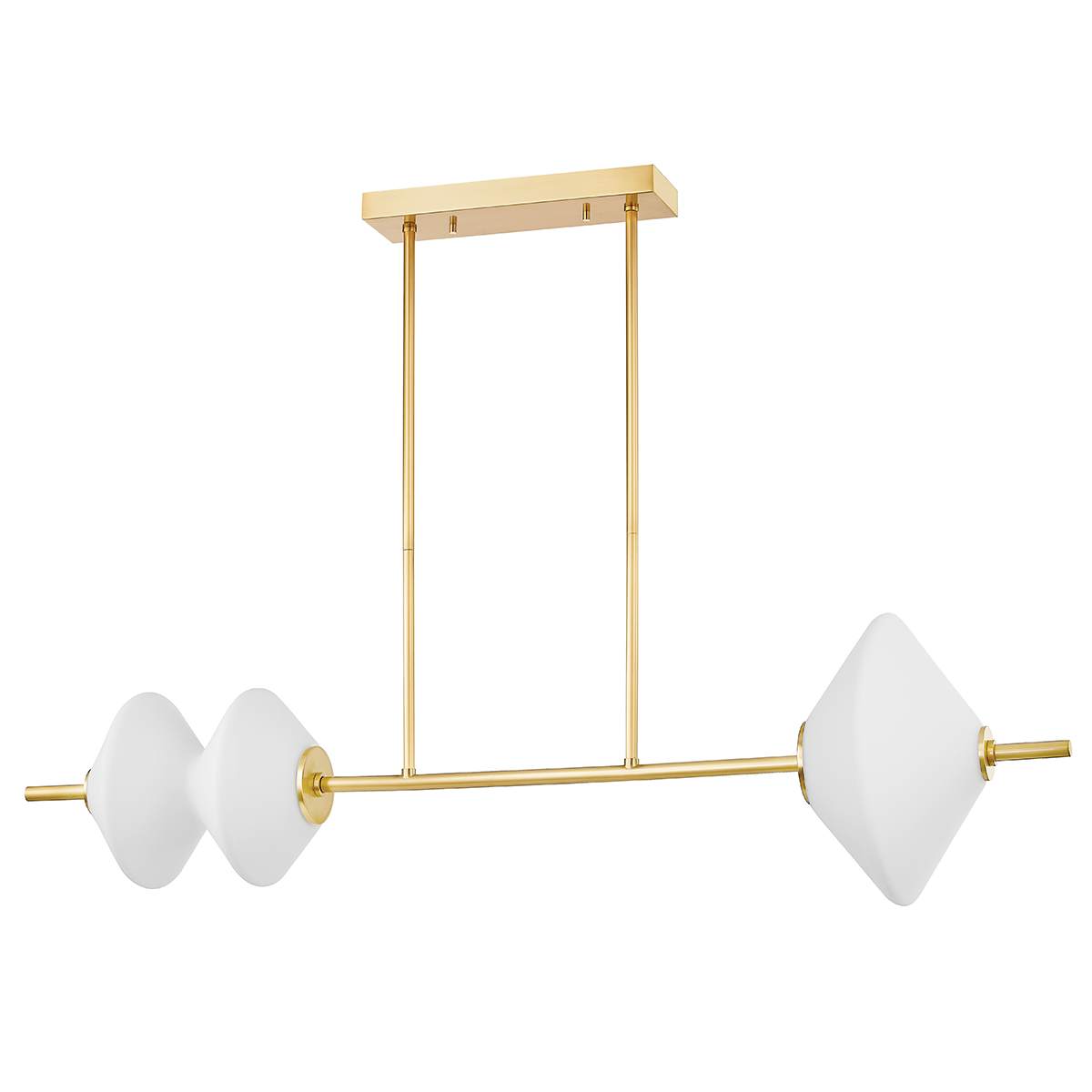Barrow Linear with Aged Brass Finish