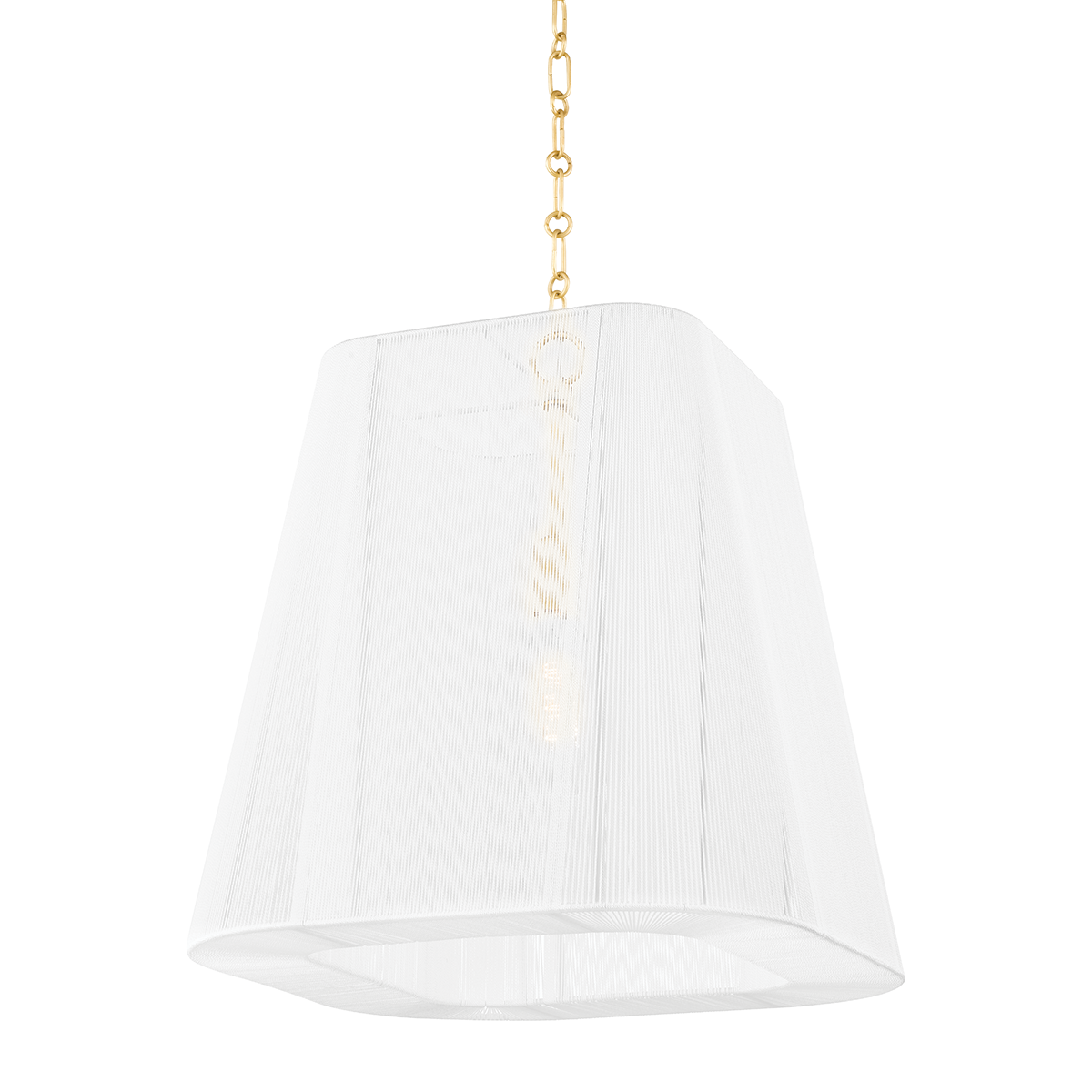 Verona Beach Pendant with Aged Brass Finish