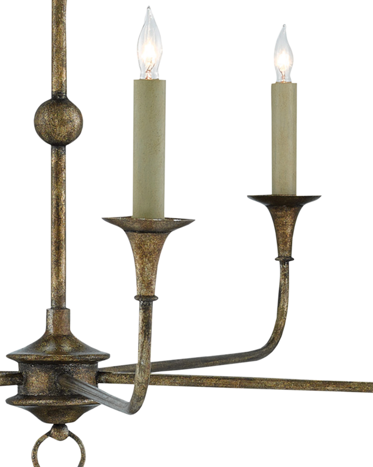 Nottaway Small Bronze Chandelier