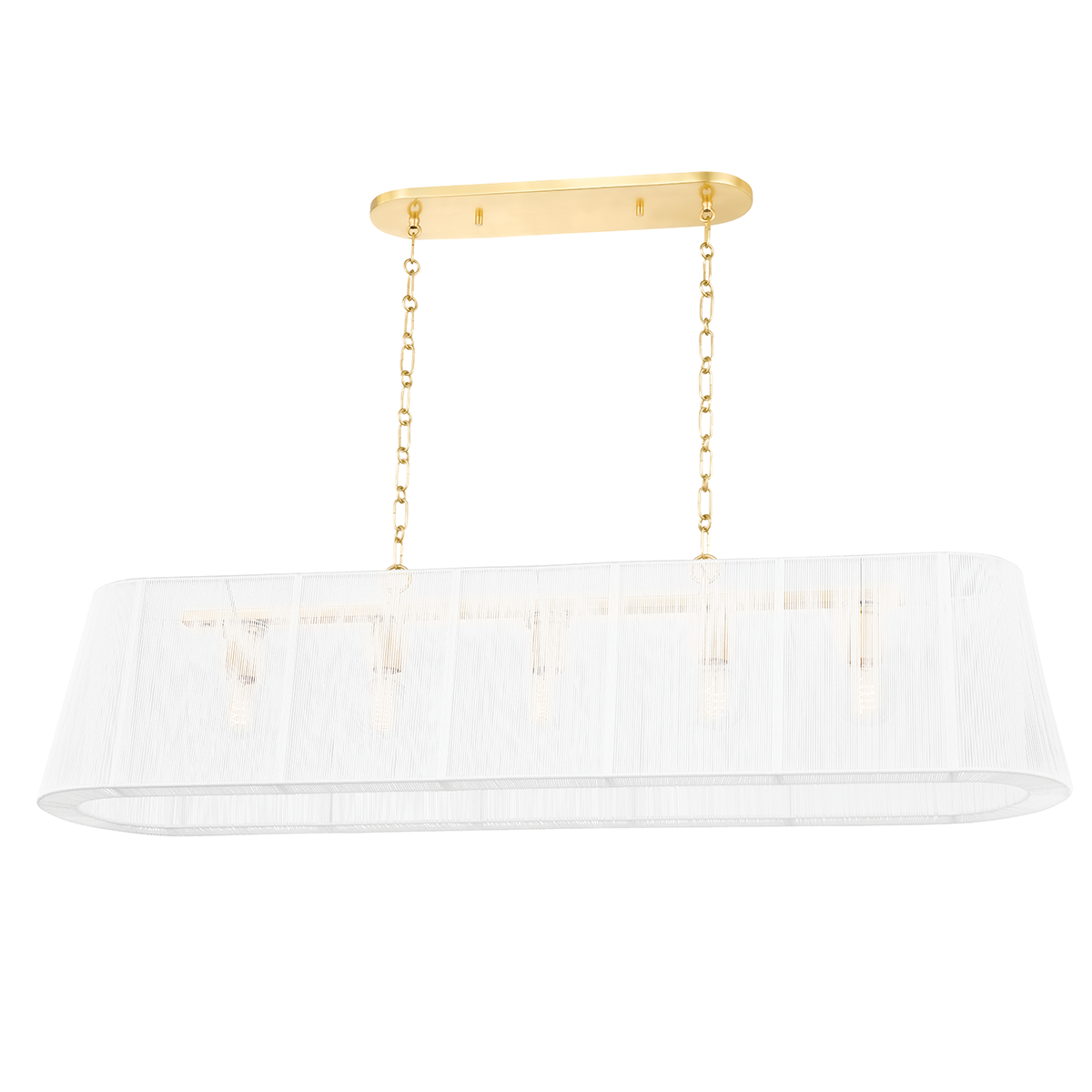 Verona Beach Linear with Aged Brass Finish