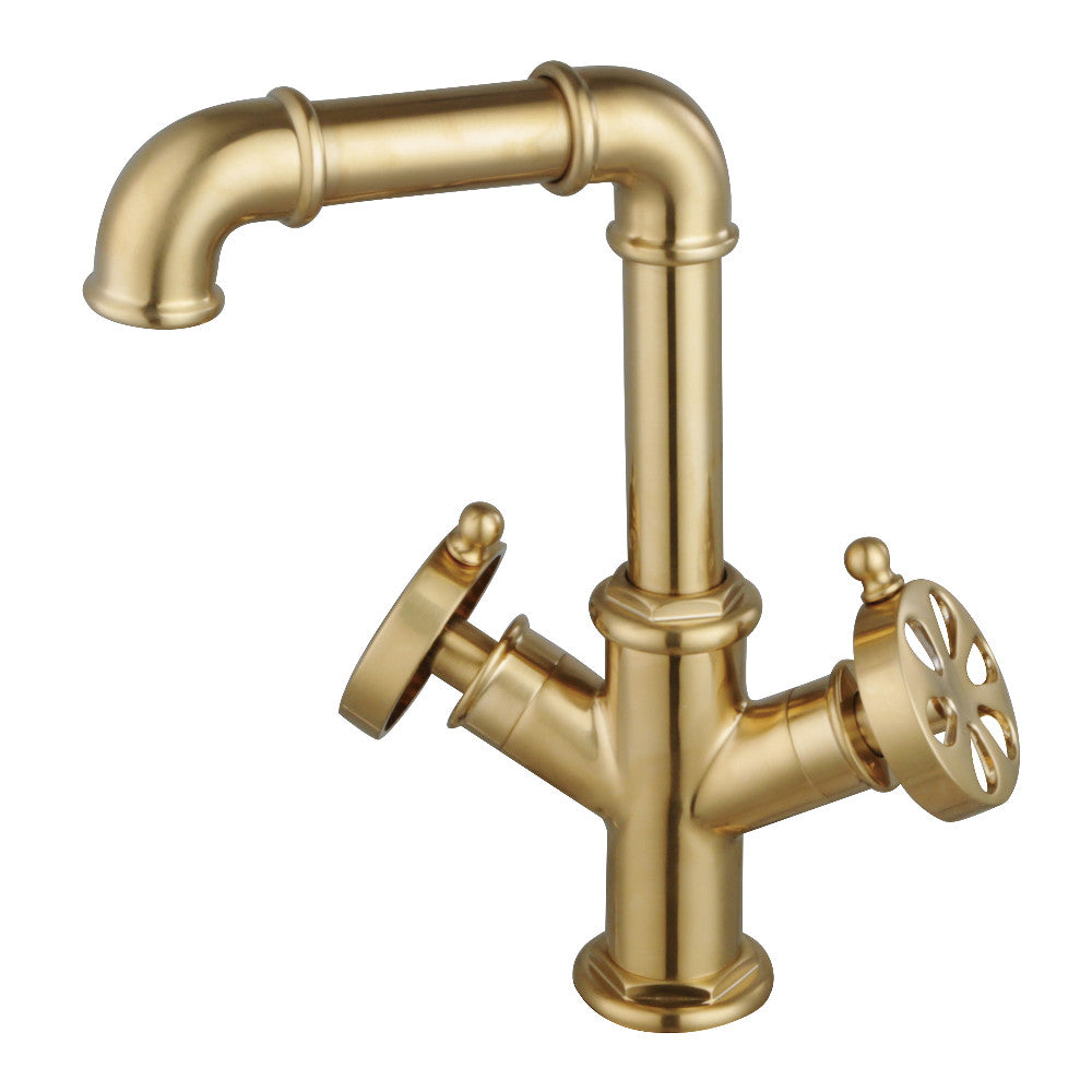 Belknap Single-Hole Bathroom Faucet in Brushed Brass