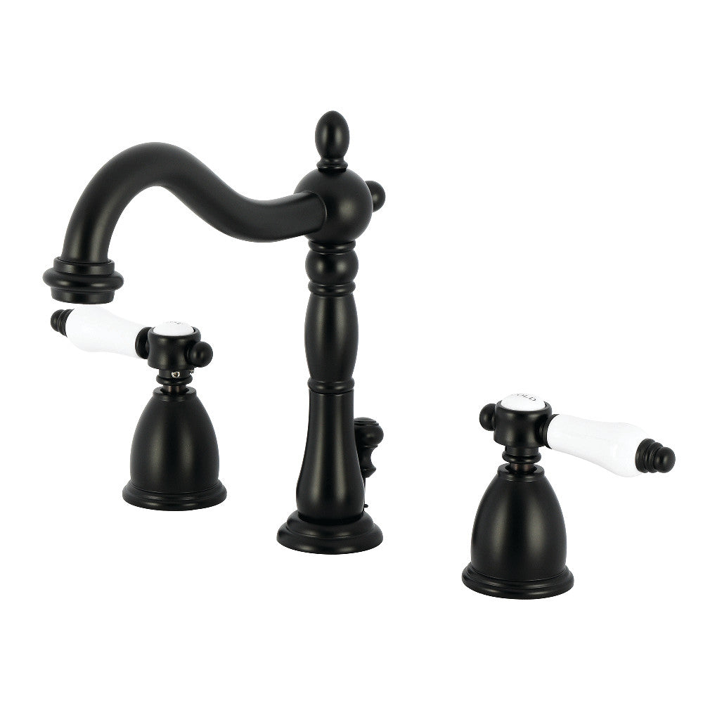Bel-Air Widespread Bathroom Faucet in Matte Black