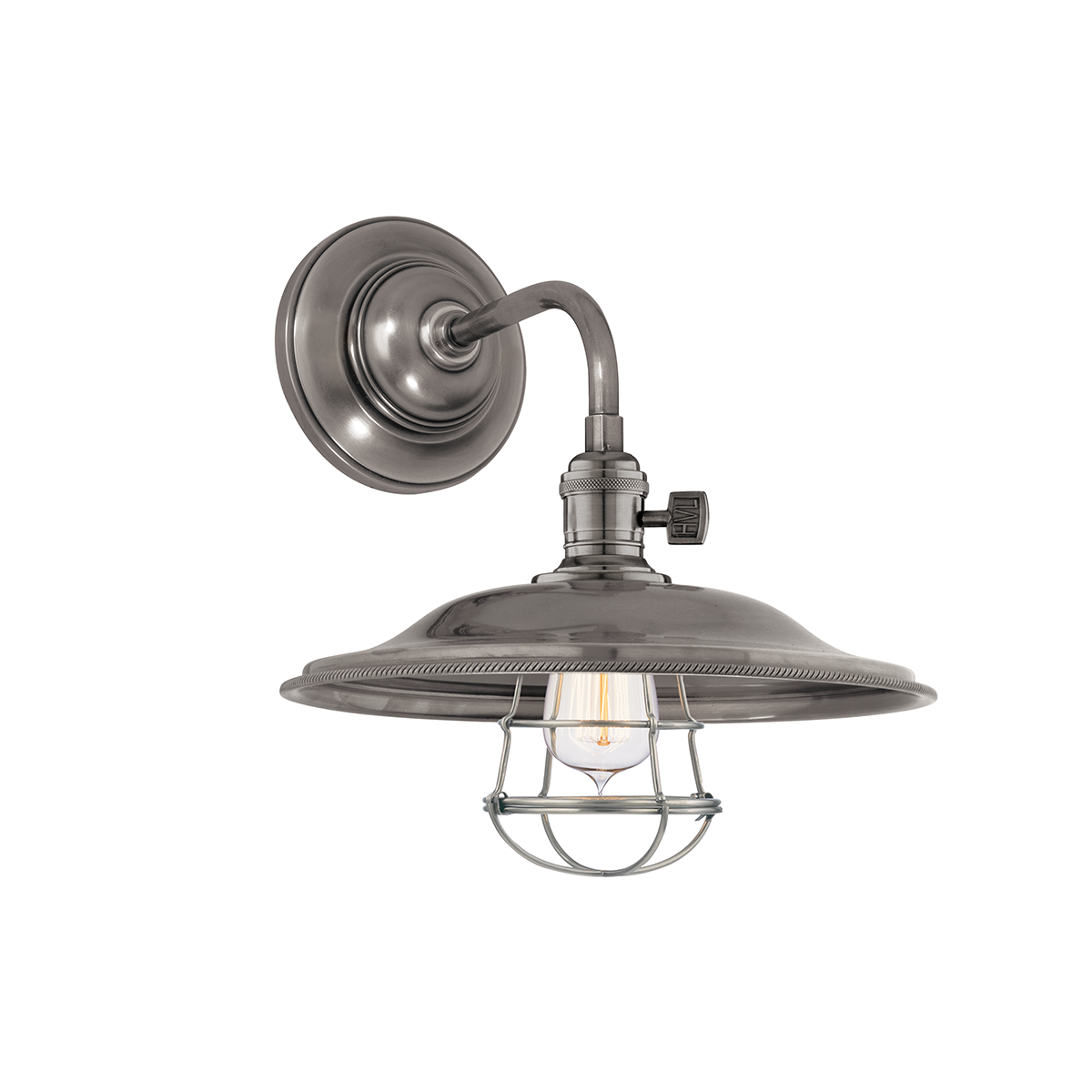 Heirloom Wall Sconce with Historic Nickel Finish