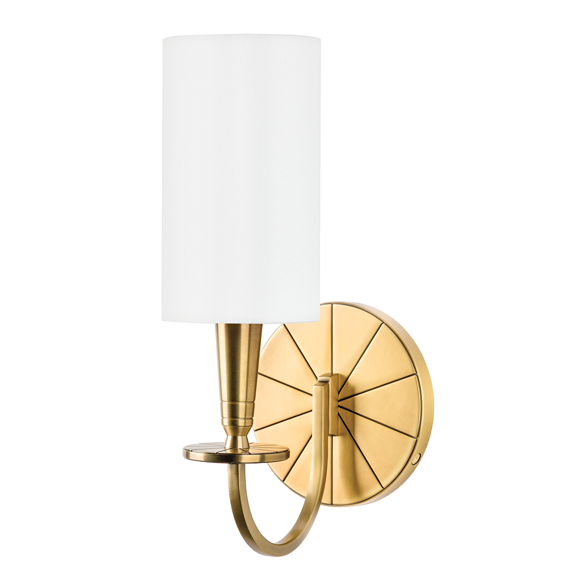 Mason Wall Sconce with Aged Brass Finish