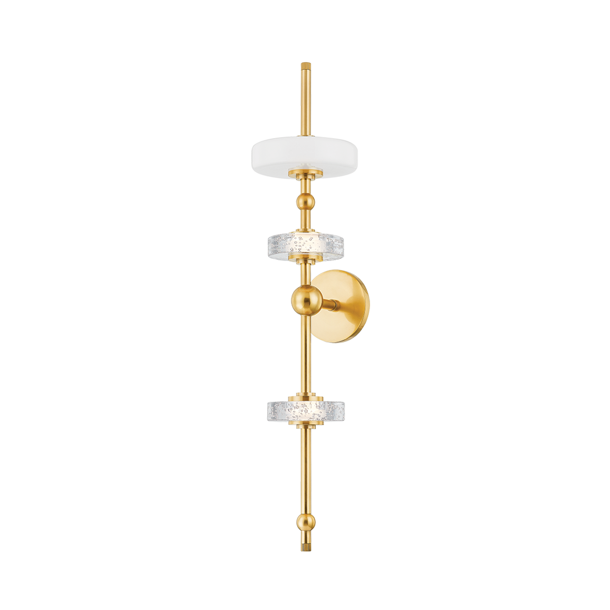 MAYNARD WALL SCONCE with AGED BRASS Finish